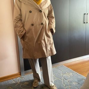 Donna Karan Satin Trench